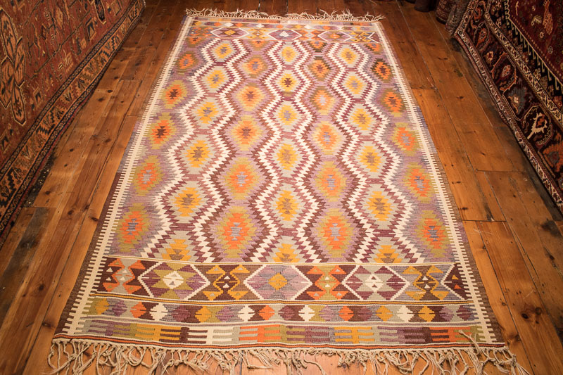 5136 Turkish Antalya Kilim 156x268cm (5.1 x 8.9ft)